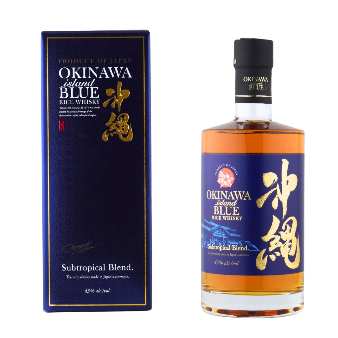 ウイスキー 43度 沖縄 アイランドブルー ISLAND BLUE 700ml 1本 ライス