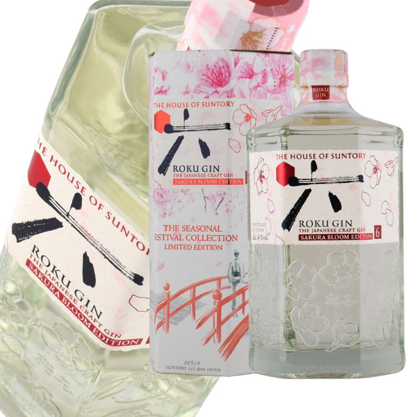ジン 43度 ジャパニーズジン ロク 六 桜 ジン ROKU〈六〉SAKURA BLOOM EDITION 700ml 1本 箱付