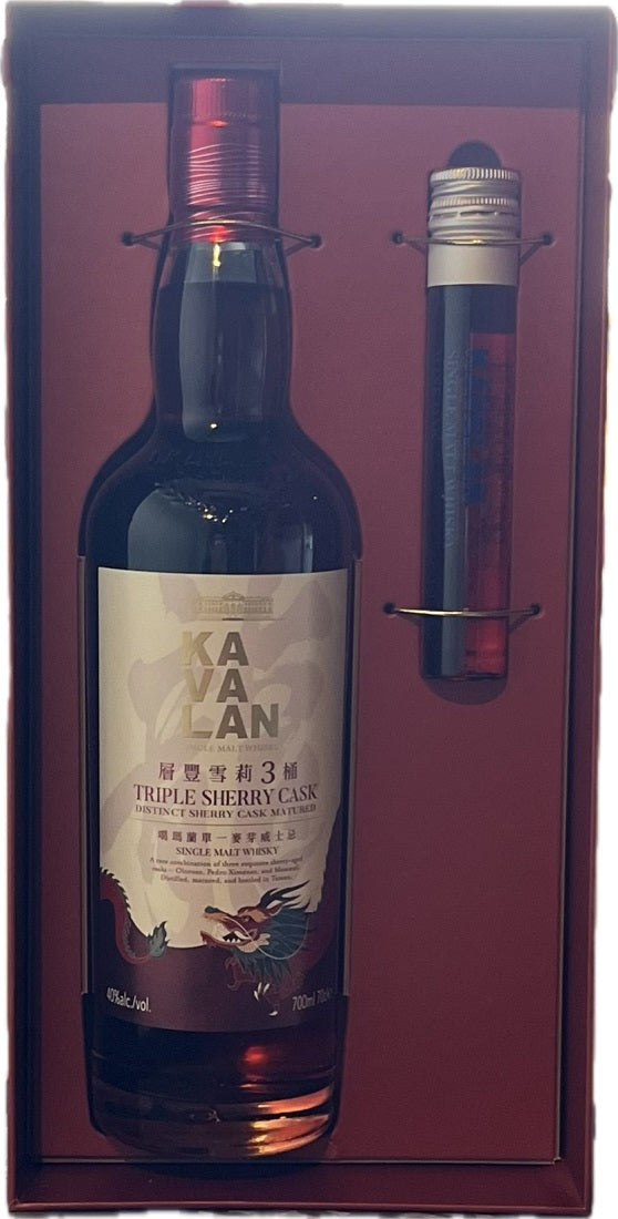 ウイスキー 40度 カバラン ドラゴンイヤー トリプルシェリー 700ml 1本 並行