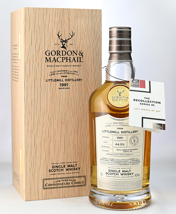 ウイスキー 44.5度 リトルミル 1991/31年 コニサーズチョイス リコレクション ゴードン＆マクファイル 700ml 1本 正規