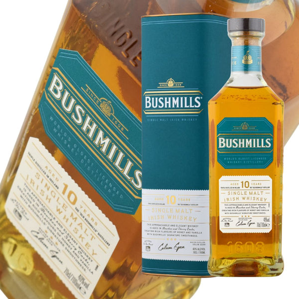 ウイスキー 40度 ブッシュミルズ 10年 700ml 1本 並行
