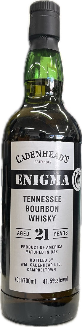 ウイスキー 41.5度 ケイデンヘッド エニグマ テネシー バーボン21年 700ml 1本 正規