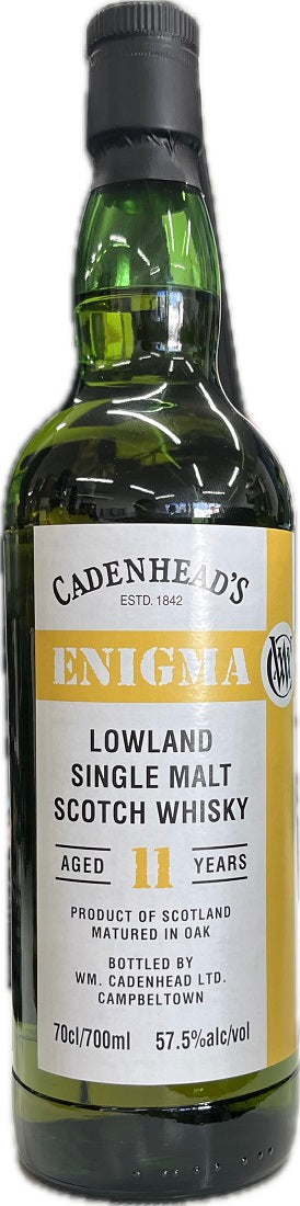ウイスキー 57.5度 ケイデンヘッド エニグマ ローランド シングルモルト11年 700ml 1本 正規