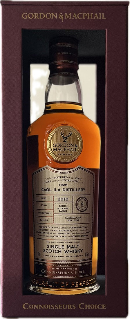 ウイスキー 45度 カリラ 2010 12年 サシカイアフィニッシュ ゴードン＆マクファイル コニサーズチョイス 700ml 1本 正規