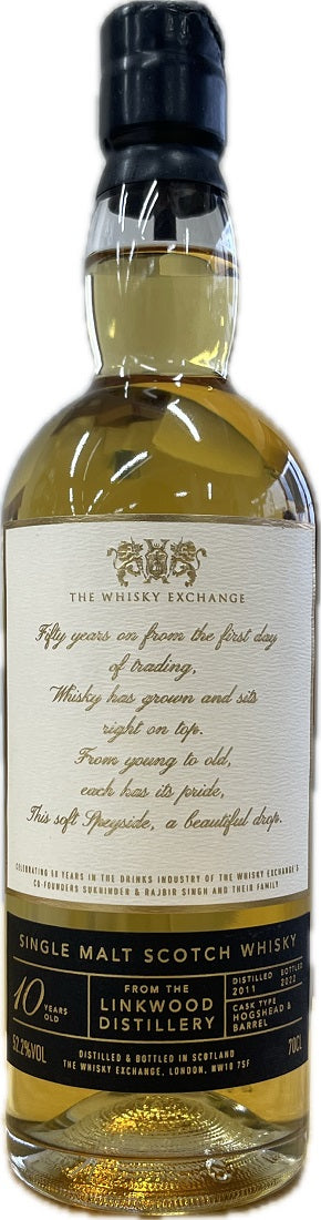 ウイスキー 52.2度 ウイスキーエクスチェンジ リンクウッド 2011/10年 スリーリバーズ 700ml 1本