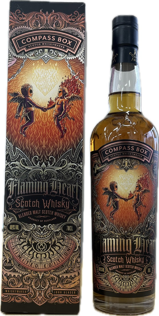 ウイスキー 48.9度 コンパスボックス フレイミングハート 7th リリース 700ml 1本