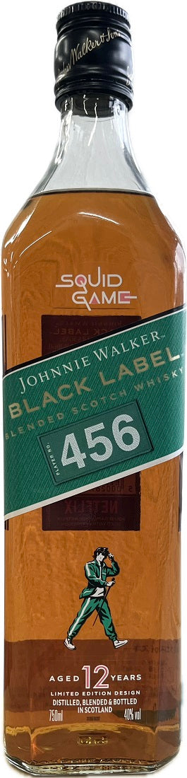 ウイスキー 40度 ジョニーウォーカー ブラック 12年 イカゲーム リミテッドエディション 750ml 1本 並行品 プレイヤーナンバーは選べません