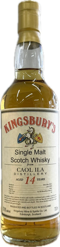 ウイスキー 57.8度 カリラ 2011 14年 キングスバリー オリジナル 700ml 1本 正規