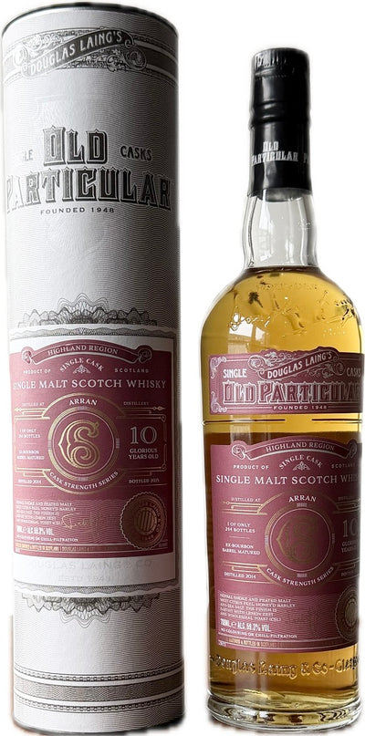 ウイスキー 59.3度 アラン ピーテッド 2014 10年 ダグラスレイン オールドパティキュラー カスクストレングス 1本 700ml 正規