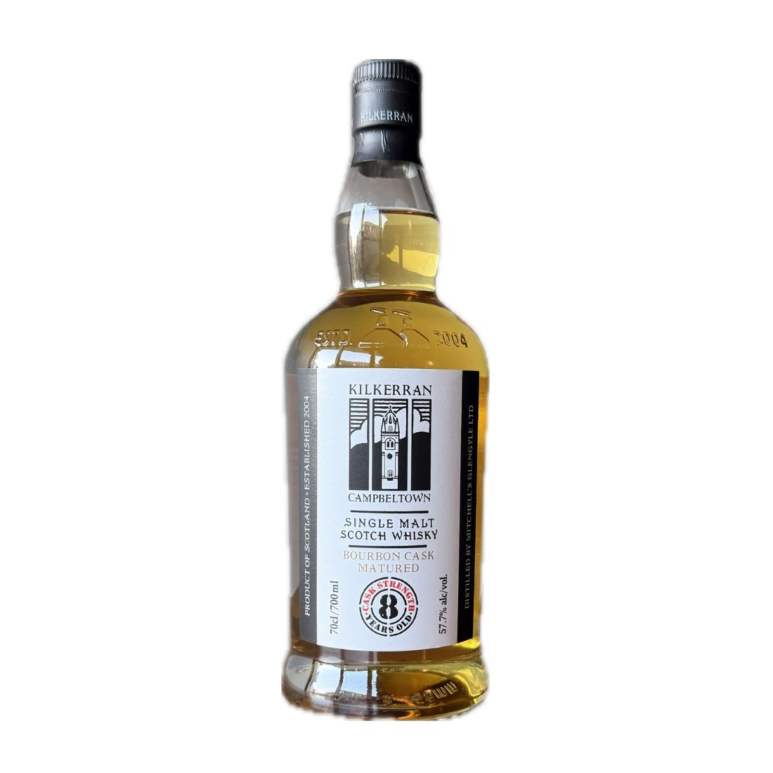 【限定品】【未開栓/送料込】キルケラン バーボンカスク700ml ウイスキー 57.7度 キルケラン 8年 バーボンカスク 700ml 瓶 1本 正規